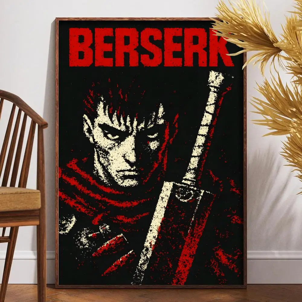 anime berserk fashion Poster Nordic style room wall decoration self-adhesive HD waterproof AFE bar
