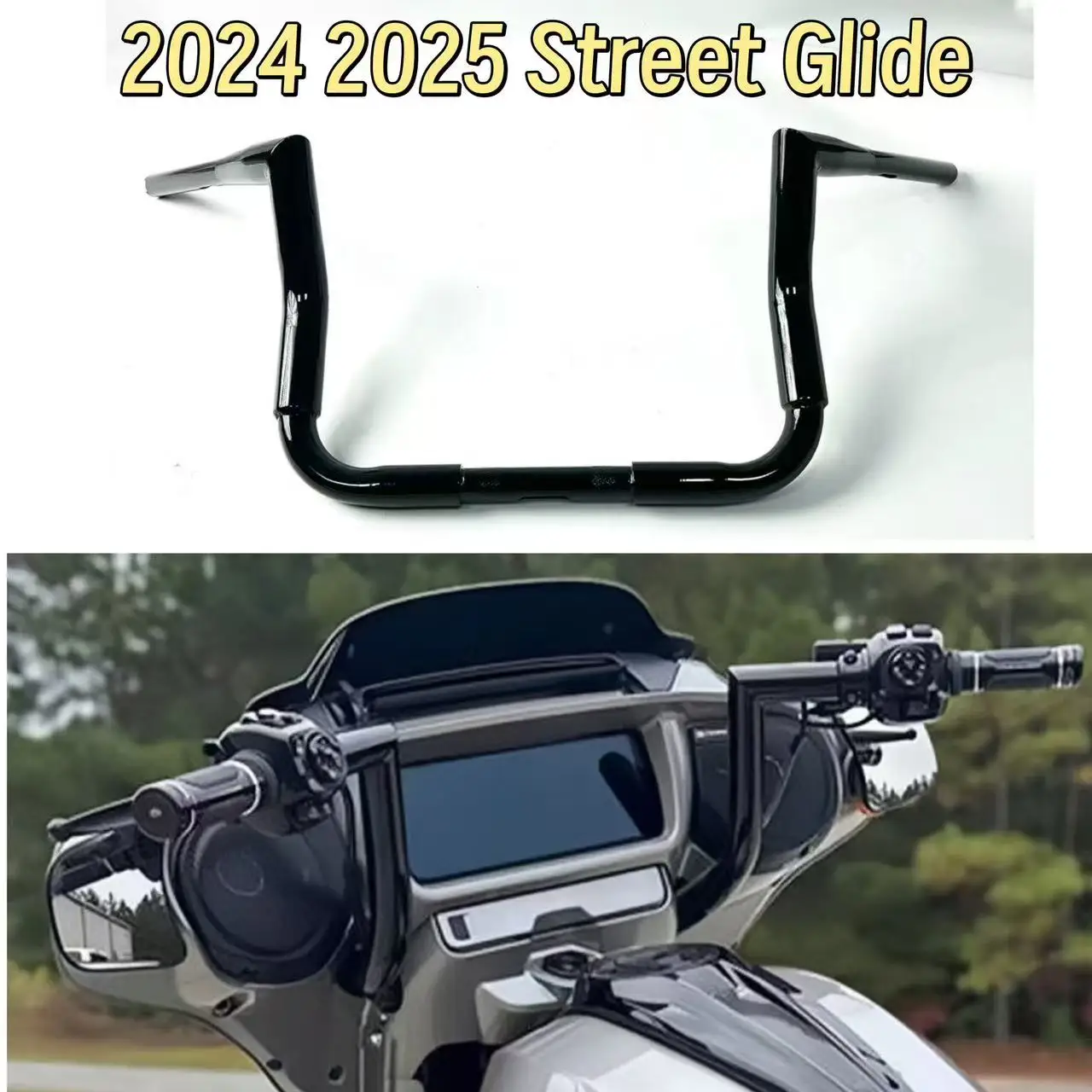 2024-2026 Street Glide 1-1/2'' Ape Hanger Lenker für Harley CVO Electra Glide Ultra Special 121 117 Motorradlenker