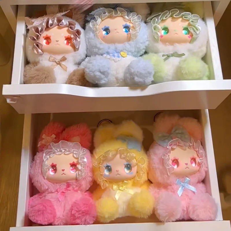 حقيقية جميلة إيما الأرنب التحالف سلسلة صندوق أعمى دمى لطيف تحصيل العصرية اللعب غرفة تزيين مُثبت صندوق غامض الهدايا