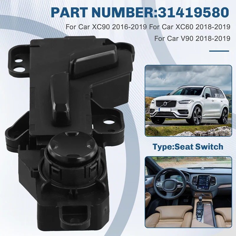 31419580   Электрический переключатель сиденья автомобиля передний правый для Volvo V90 XC90-T45C