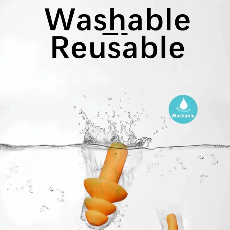 3M 1270 Soundproof Earplugs Noise Protection Waterproof Swimming Sleep Learning Industrial Christmas Tree With Cord Protection