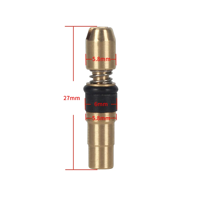 1PCS 6Mm High Pressure Pump 30Mpa Repair Parts Three-Stage Piston Head High Pressure Copper Head