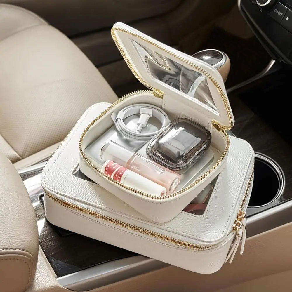 Travel Toiletries Bag Women Transparent Makeup Bags Cosmetic Bags with Zipper Waterproof Wash Bag Large Makeup Bag for Women