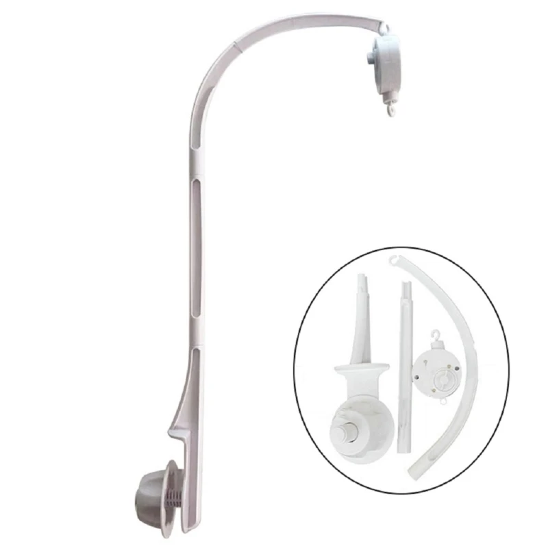 Y1UB Baby Crib Mobile bras 26 pouces Nursery Decors Bracket Posers Postères pour mobile bricolage adapté au lit pour bébé à