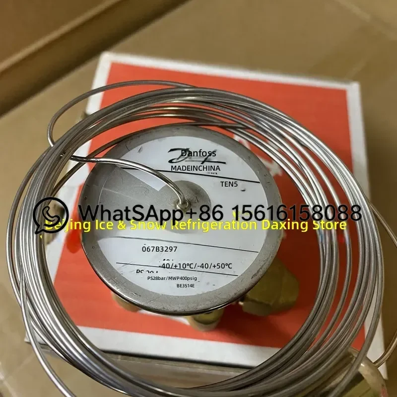 Danfoss Expansion Valve Power Head Temperature Sensing Package TEN12 067B3232 TEN20 067B3292 Refrigeration Parts HVAC