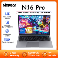 Ninkear N16 Pro Laptop 32GB 1TB 13th Intel i7-13620H 16‘’ 2.5K IPS 120Hz Gaming Computer 57.75Wh Fingerprint Unlock Notebook