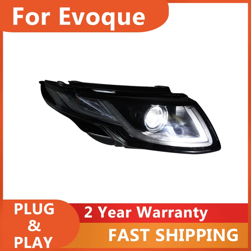 

Headlight For Land Rover Range Evoque 2013-2017 Head Light DRL Turn Signal Low High Beam Projector Lens