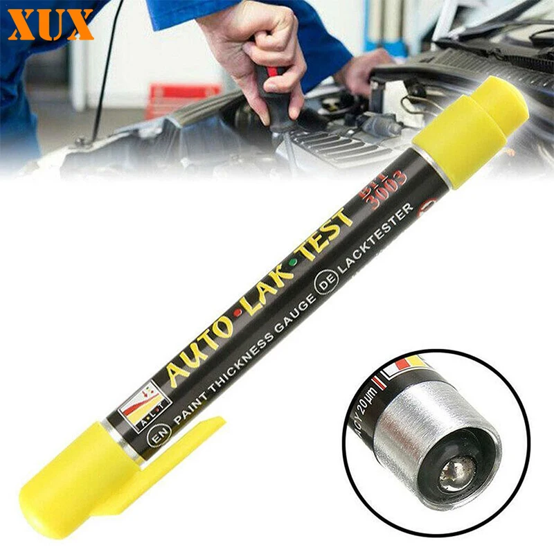 

Car Paint Test Thickness Tester Meter Gauge Auto Paint Cars Paint Crash Check Test Paint Tester with Magnetic Tip Scale