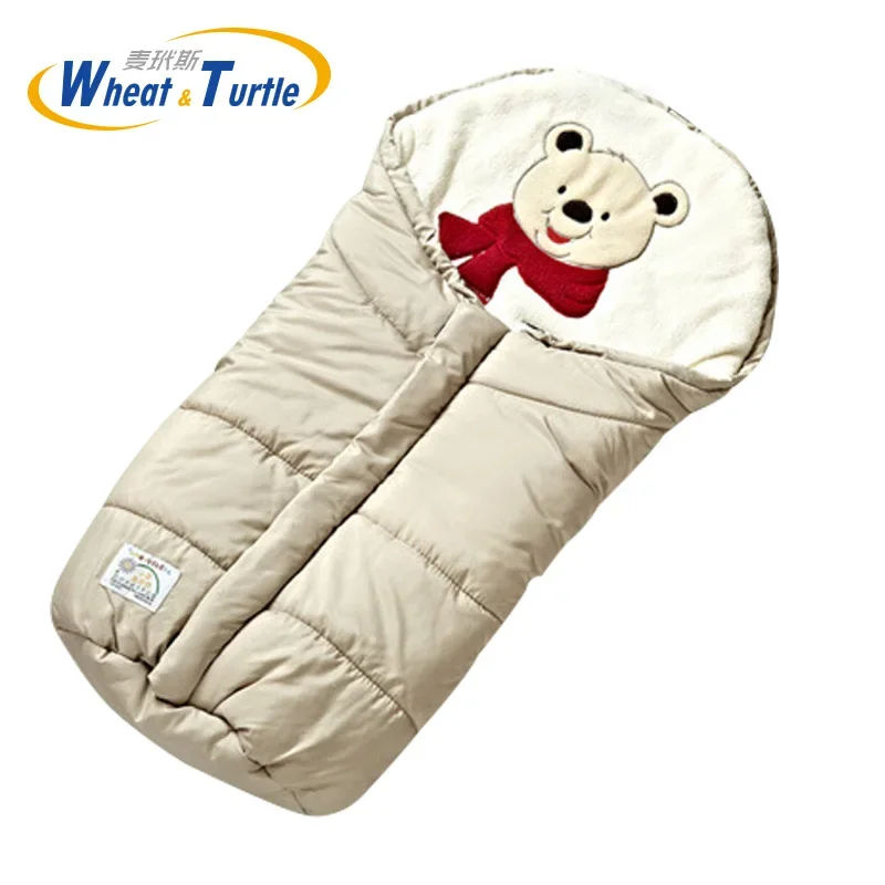 Mother Kids Bedding Baby Sleeping Bags Sleep Sack For Newborn Polar Fleece Infant Clothes Style   Sleeve Romper