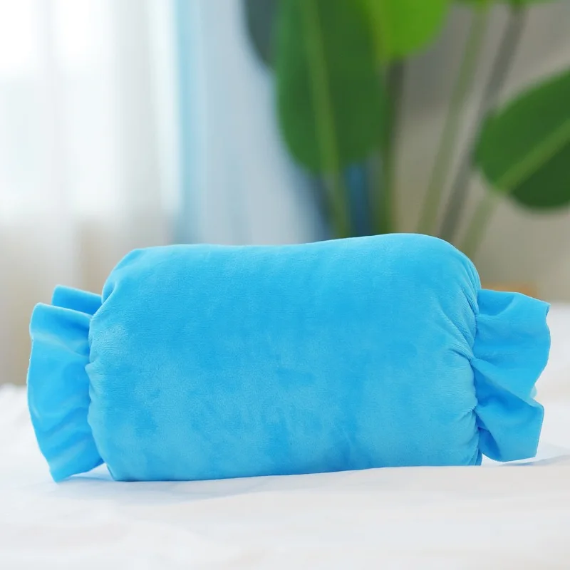 20x30cm Kleurrijke Snoep Knuffels Kussen Zachte Simulatie Poppen Nekkussen Gevuld Voedsel voor Jongens Meisjes Festival Geschenken
