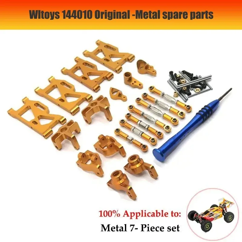 

Wltoys 144001 144002 144010 124007 124008 124016 124017 124018 124019 Front and Rear Suspension Arm Set RC Car Spare Parts