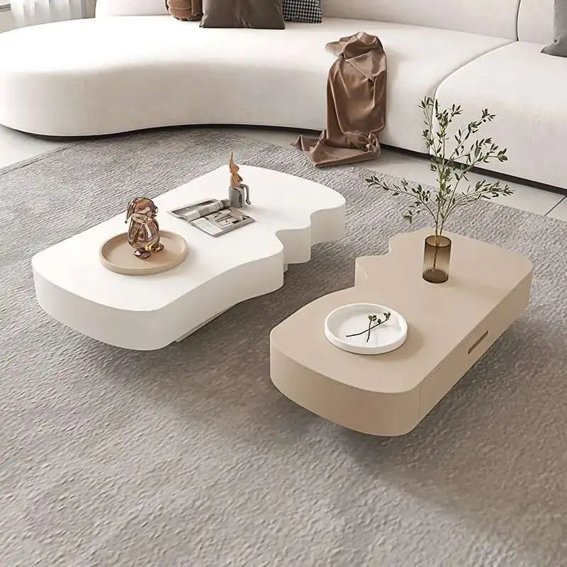 Customizable French TV Stand End Tables Designer Modern Simple Minimalist End Tables Unique Luxury Mesas =