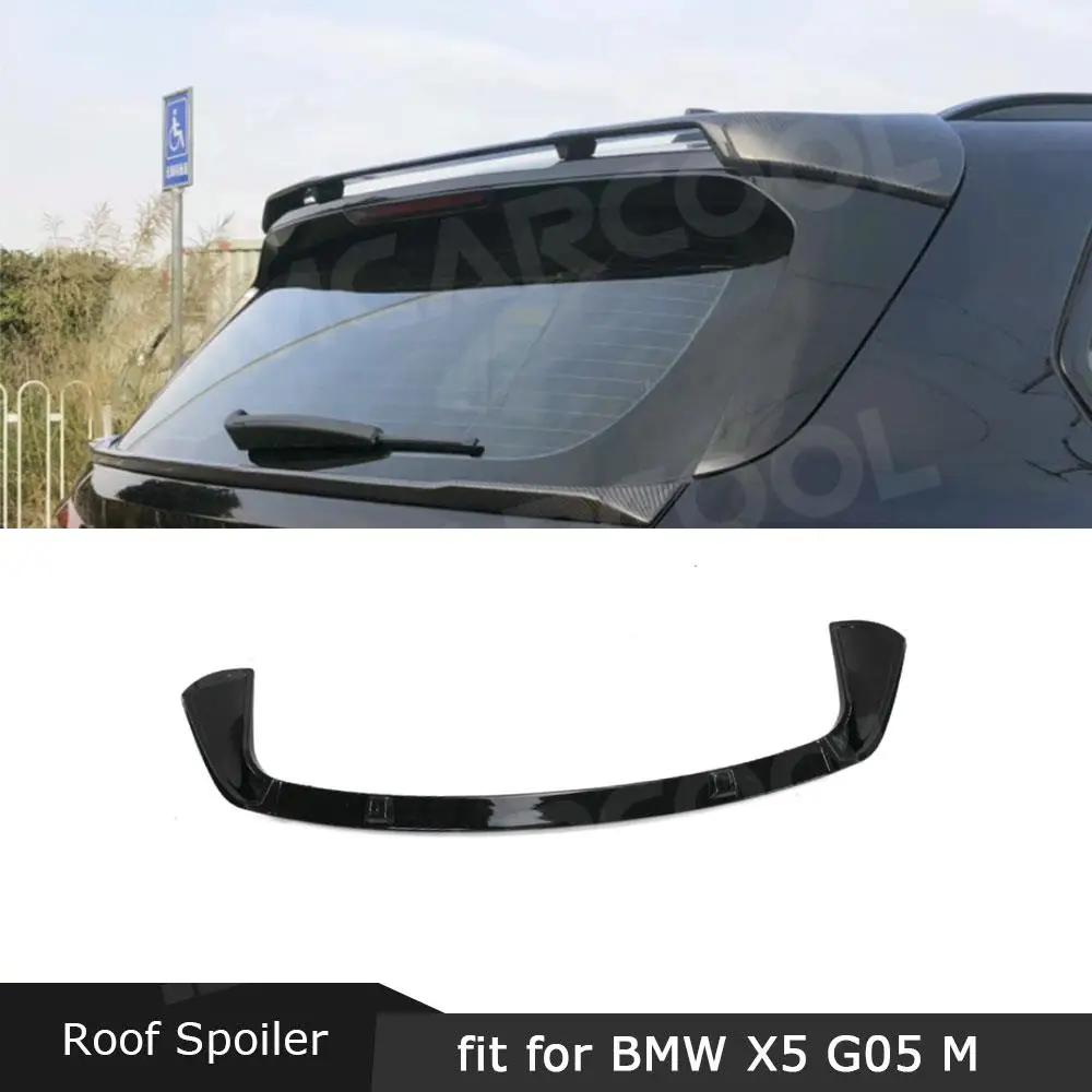 

JMCARCOOL Car Rear Roof Spoiler Wing for BMW X5 G05 2019+ Car Styling ABS Gloss Black Car Rear Spoiler Carbon Fiber