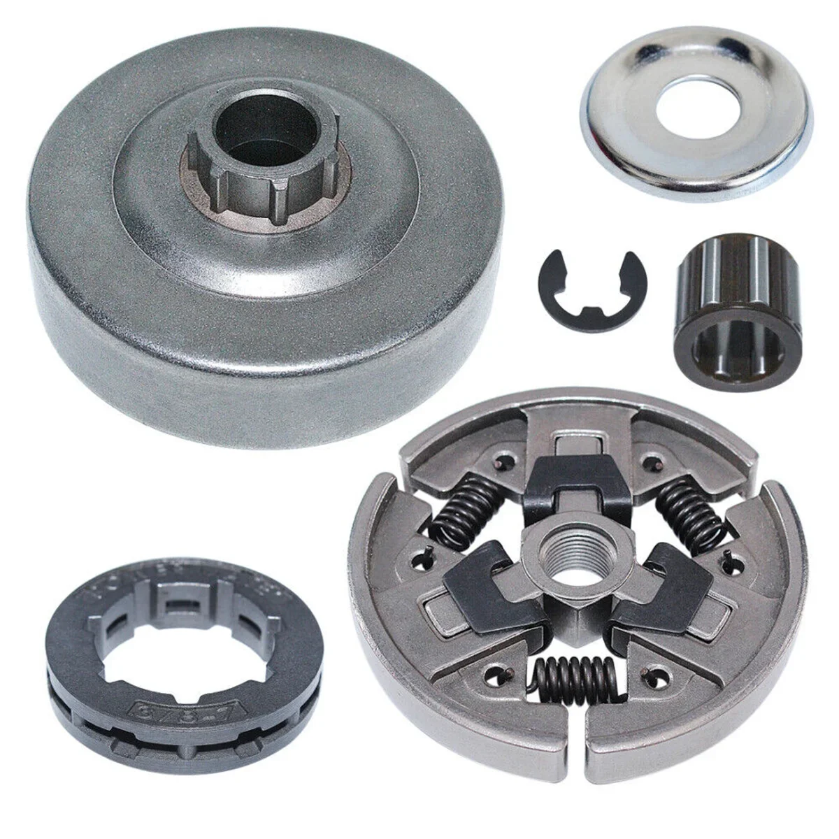 

Clutch Drum Bearing Washer Kit For Stihl MS290 MS390 029 039 MS310 Chainsaw Part Replace Needle Bearing Sprocket Rim E-Clip 2023