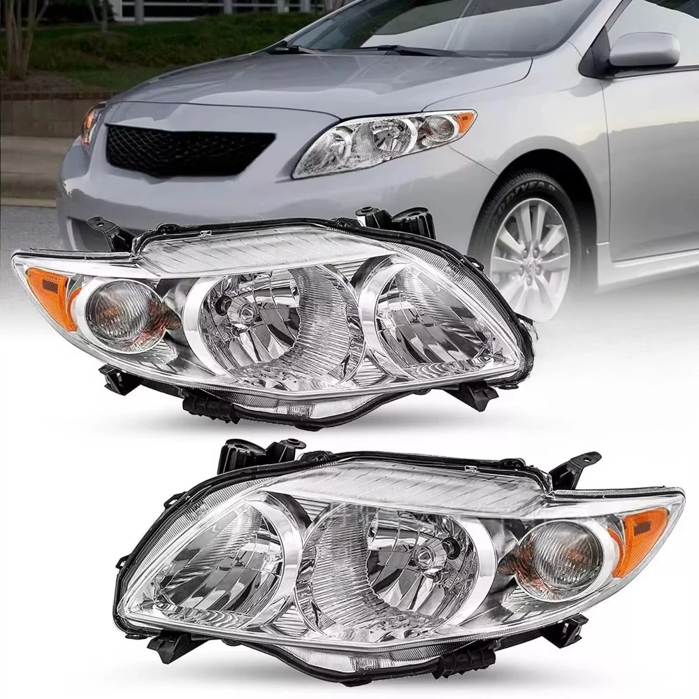 Applicable for 2009 - 2010 Toyota Corolla Headlights Car Front Lights White