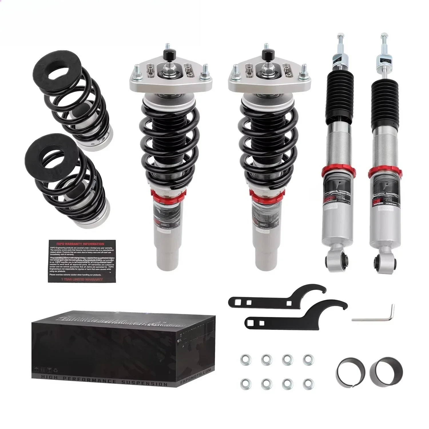 FAPO PF004820 for Golf Sportsvan MK7/A7/MQB 2012-2020 High Performance and Skill Coilovers Lower Parts Kit Shock Absorber