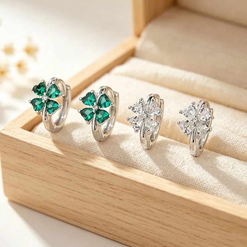 GANPUP Luxus-Ohrstecker mit funkelndem Zirkonia für Damen, neue Mode, süßer, niedlicher Ohrschmuck, Party-Geschenk, серьги женские – Detail 8