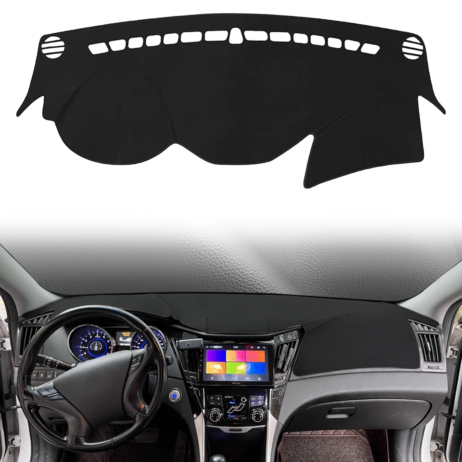 

for Hyundai Sonata 2010 2011 2012 2013 2014 YF Car Dashmat Dashboard Cover Pad DashMat Sunshade Protective Carpet Accessories