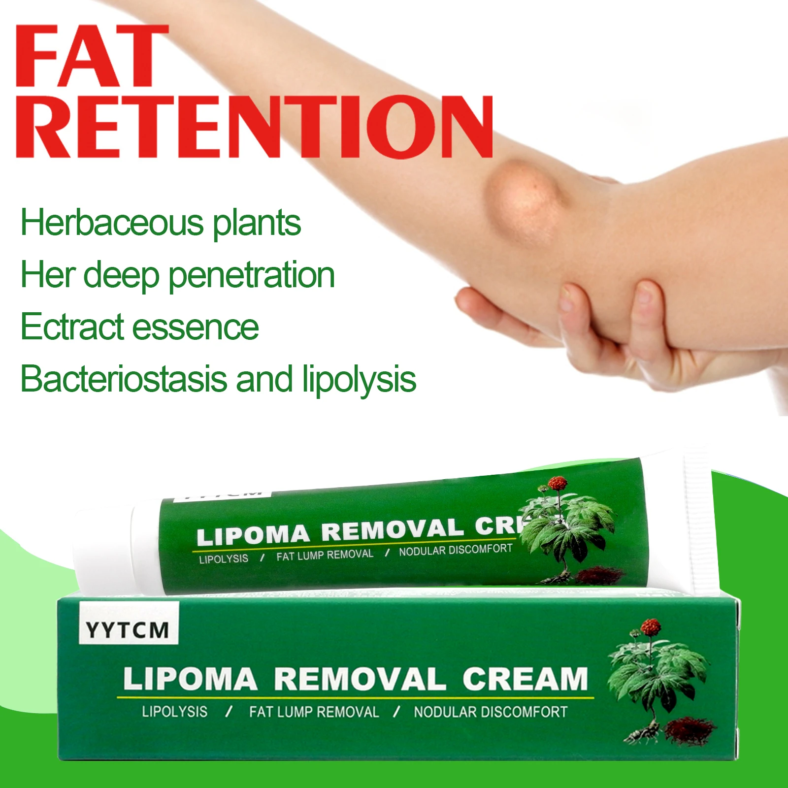 

Lipoma Removal Cream Treat Skin Swelling Tumor Removes Subcutaneous Lipoma Lumps Tubercle Care Exfoliating Pain Relief 20g