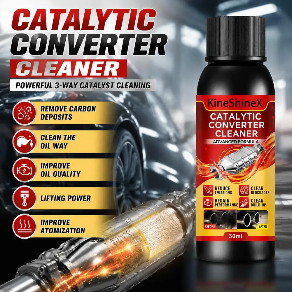 Catalytic Converter Cleaner Engine Carbon Removal Fuel Additive Reduce Fuel Consumption Improve Engine Performance for Car