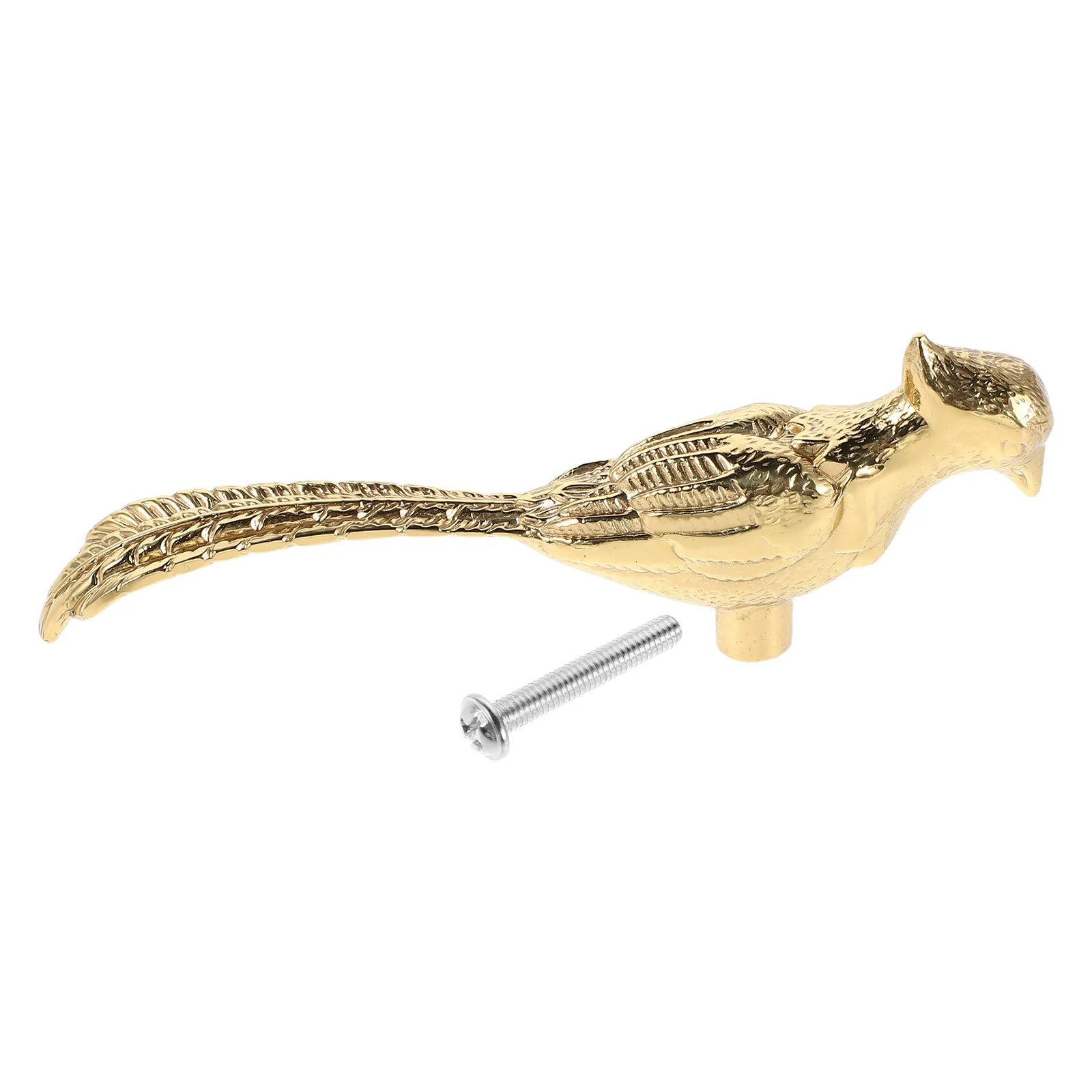 

1Set Brass Bird Shaped Cabinet Pulls Decorative Animal Drawer Handles Furniture Knobs Screw Dresser Cupboard Kitchen Wardrobe