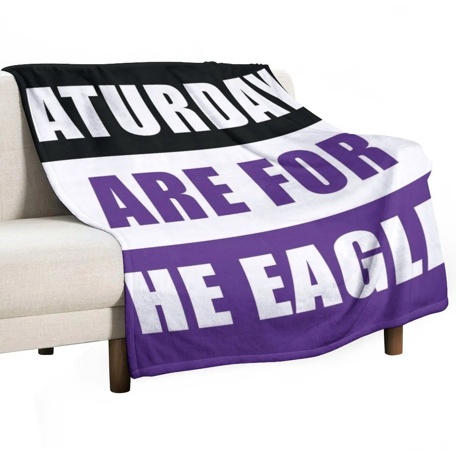 Saturdays are for the eagles- Niagara University Throw Blanket Summer Bed covers Blankets