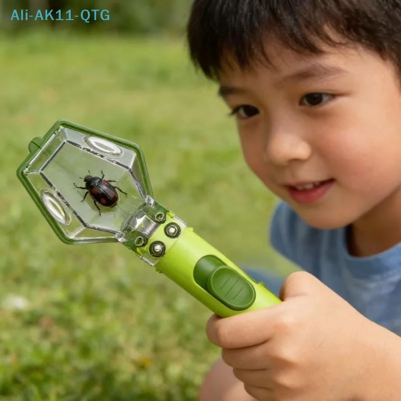 Hot! Kids  Viewer Magnifier Bug Catcher Viewer Box Educational Toy For Outdoor Nature Exploration Science Learning