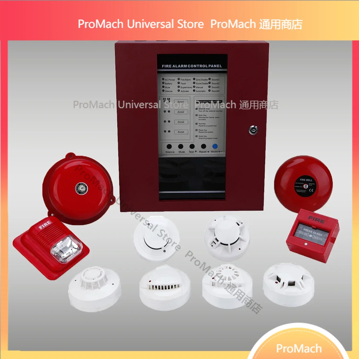 Wholesale Security Wired 16 Zone  Control  Conventional  System Control