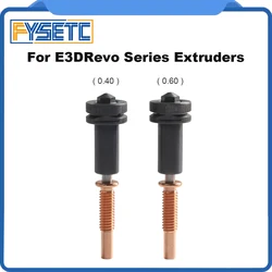 Upgraded Standard Flow 0.4mm/0.6mm Nozzles Hardened Steel/Copper/Titanium /TC4 Material For REVO Hotends