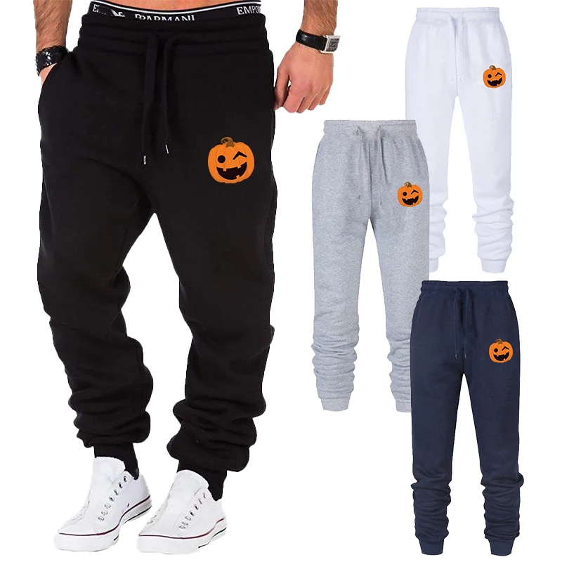 

New halloween Men Trousers Fitness Sweatpants Men's Casual Pants Soft Sports Pants All Saints Jogging Pants