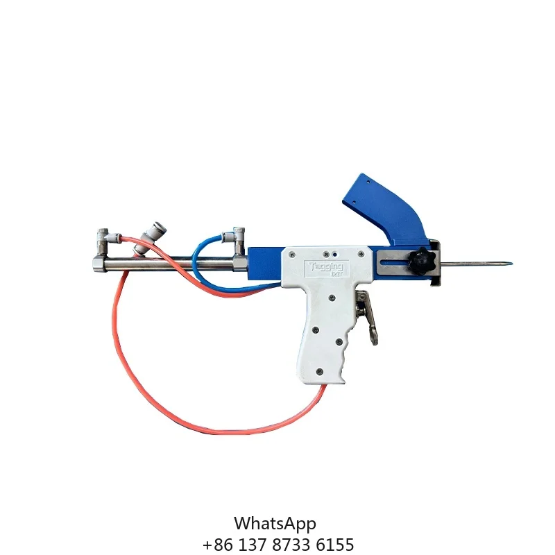 

PTG6509 65mm Pneumatic Fine Tag For Garment For Tagging Nylon Material With Needle And Tag Pins