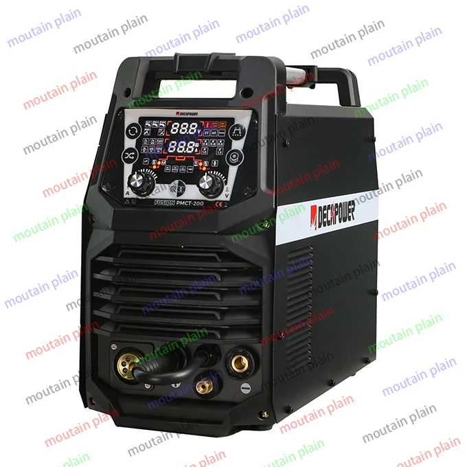 Welding Machine Decapower Single Phase Gas Gasless MMA TIG CUT MIG Pulse 6 in 1 Arc  200A