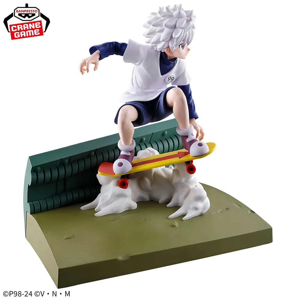 Banpresto Bandai-HUNTER HUNTER HUNTER Anime Figure Model, Special Killua, Genuine Boxed Toy, Memorable Saga, Brand New