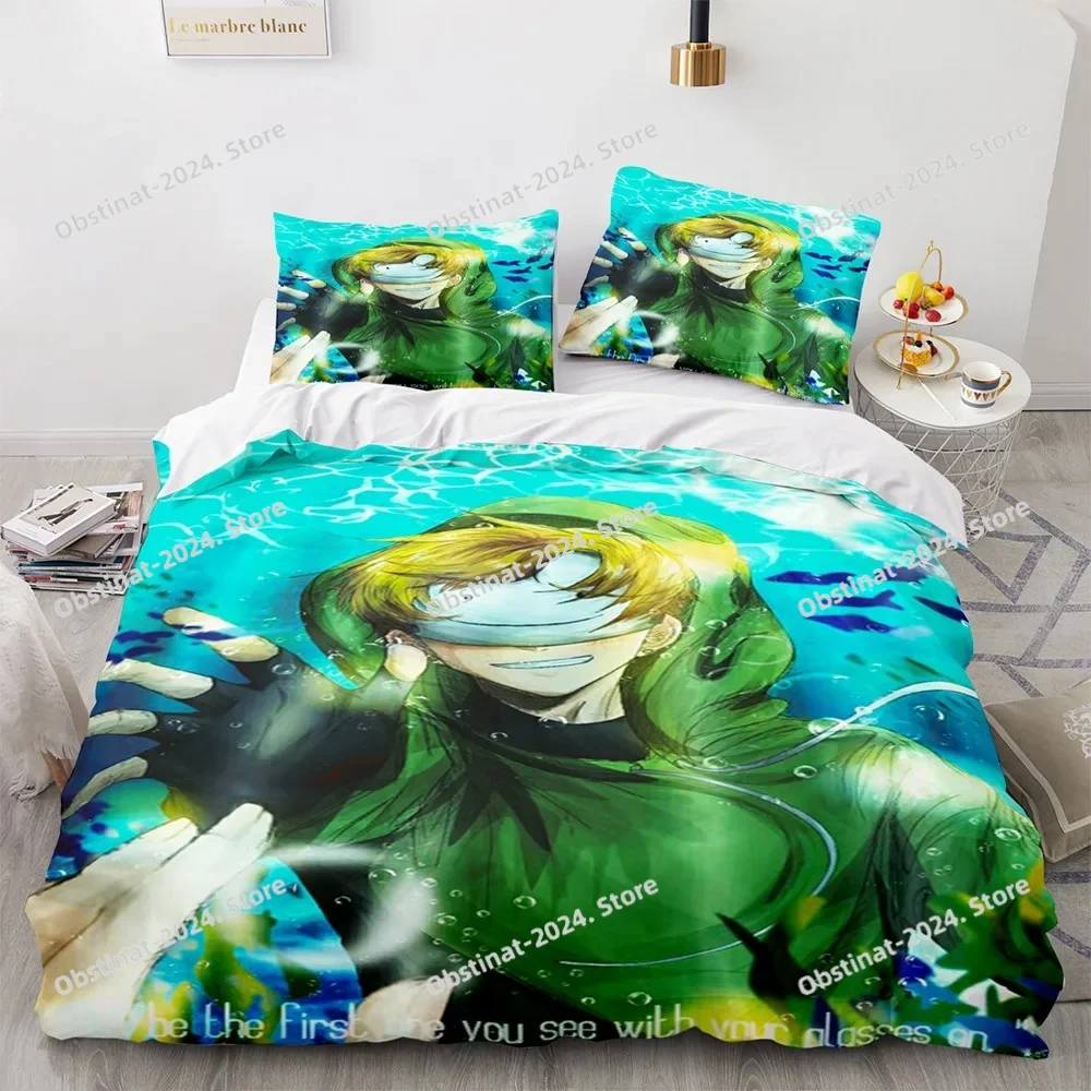 

New GeorgeNotFound Merch Ranboo Dream Bedding Set Boys Girls Twin Queen Size Duvet Cover Pillowcase Bed Kids Adult HomeTextiles