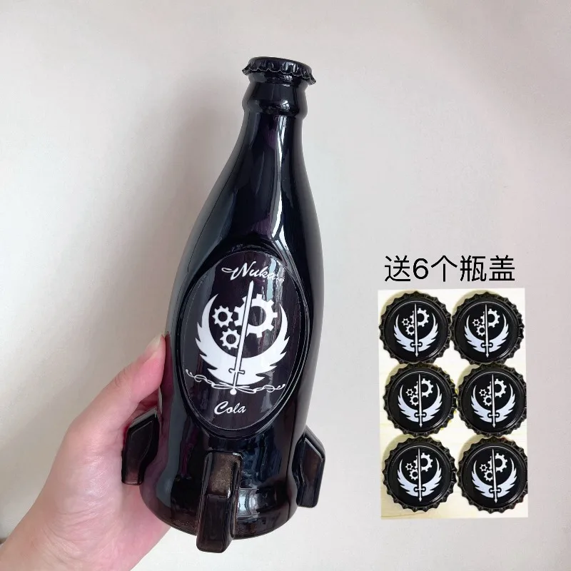 Hot Nuclear Coke Radiation Coke Bb Kid Rocket Glass Bottle Radiation Peripheral Quantum Flavor Pick Up Bottle Cap Glass Bottle view 4