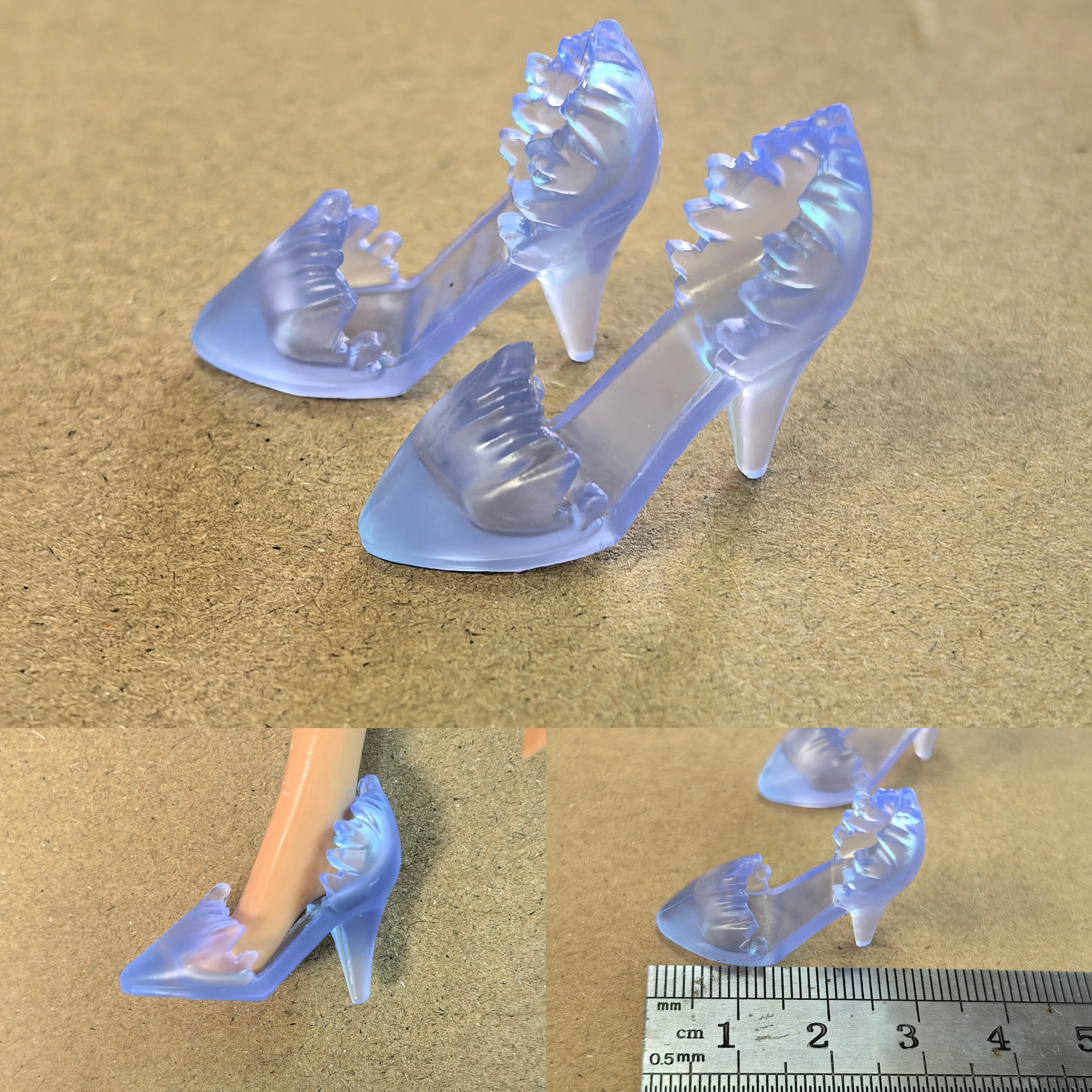 New designed Toys Doll Crystal Shoes Fashion High Heel for your BB FR Xinyi 1/6 scale dolls
