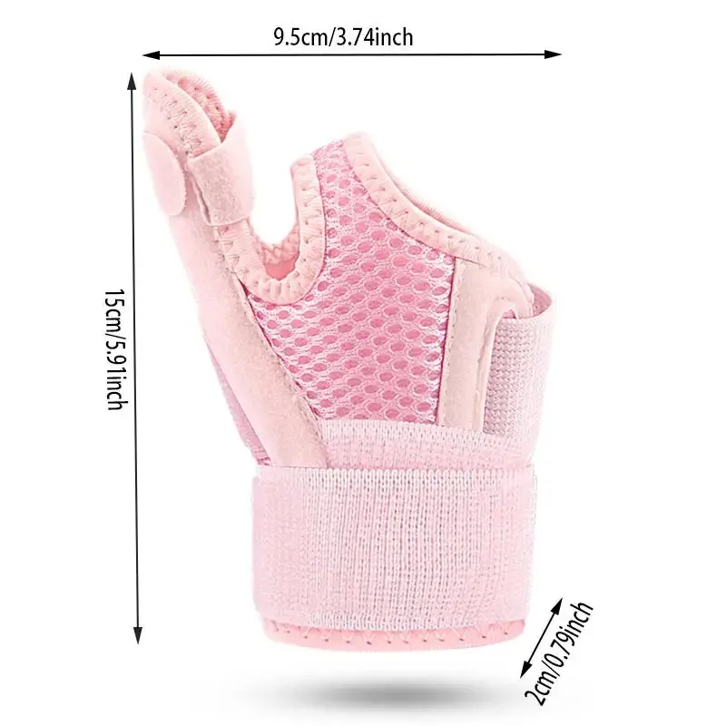 مرنة جبيرة المعصم الإبهام دعم هدفين لالتهاب الأوتار التهاب المفاصل تنفس الإبهام معدات الحماية يناسب اليمين واليسار 2026 #6