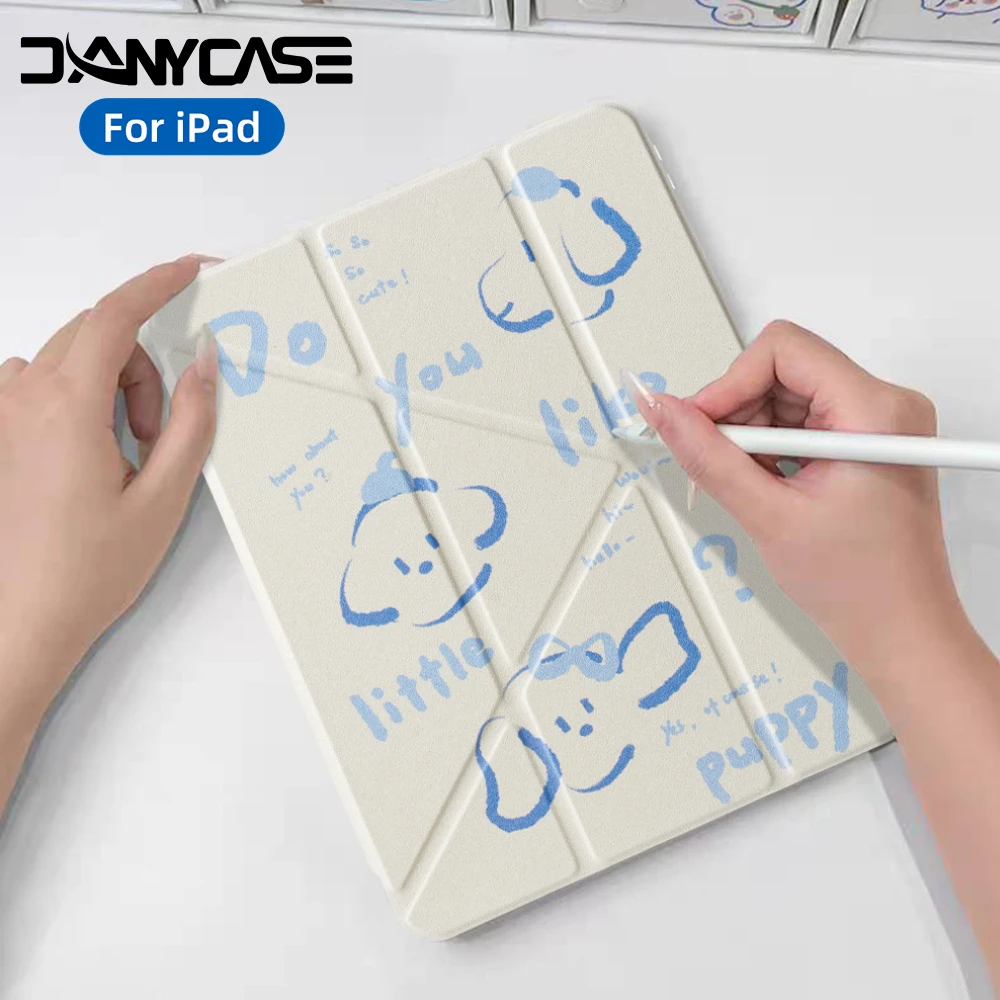 

For ipad Pro 11 in Case for IPad A16 11th 10th 10.2 Mini6 7 Air6/5/4 For ipad Air Pro 12.9 11 13 M3 M4 M2 M5 Cover Pencil Case