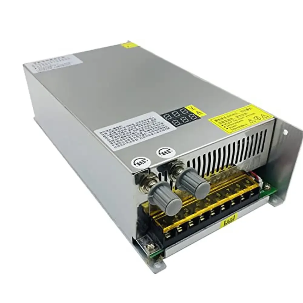 1000W Adjustable Power Supply Converter AC 110V-220V to DC 0-48V Module Digital Display CC CV Output Industrial Radio LED