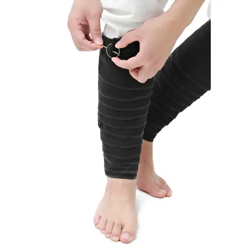 Wu01 wenam medieval 138 "envoltórios de perna para homens com broche viking alfinetes pirata cosplay traje histórico bezerro bandagem perna wrapjk5 *!