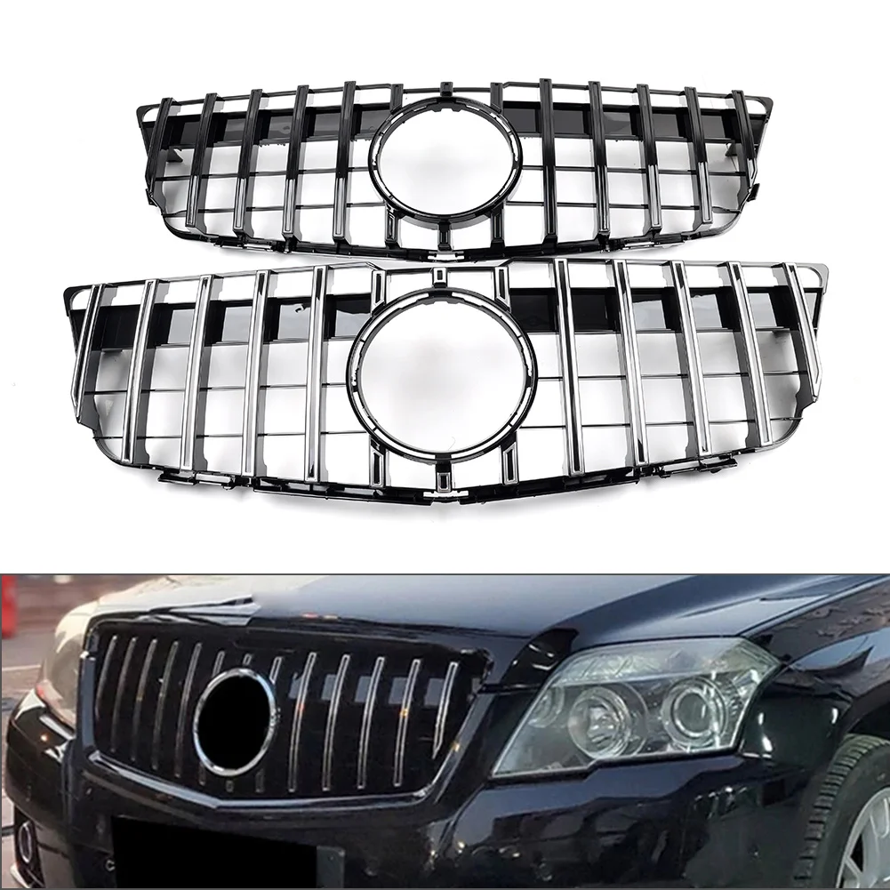 GTR Style Car Front Bumper Hood Grille Radiator Grill For Mercedes Benz X204 GLK 250 GLK350 GLK220 GLK280 GLK400 2008-2012