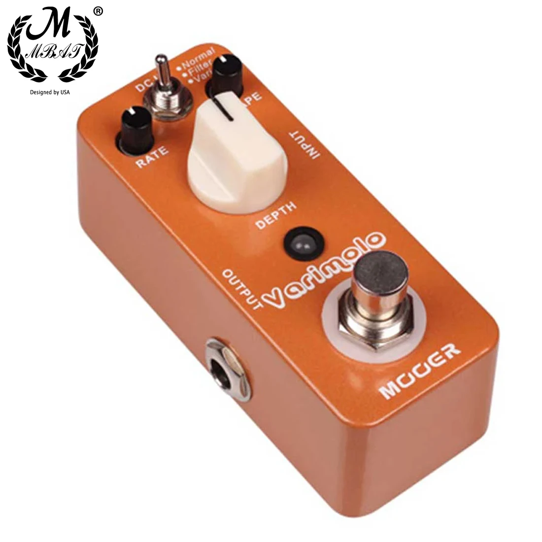 MOOER Soul Shiver Guitar Effect Pedal Modulation 3 Modes Chorus Vibrato Rotary Multi Modulation Classic 60's Sound True Bypass