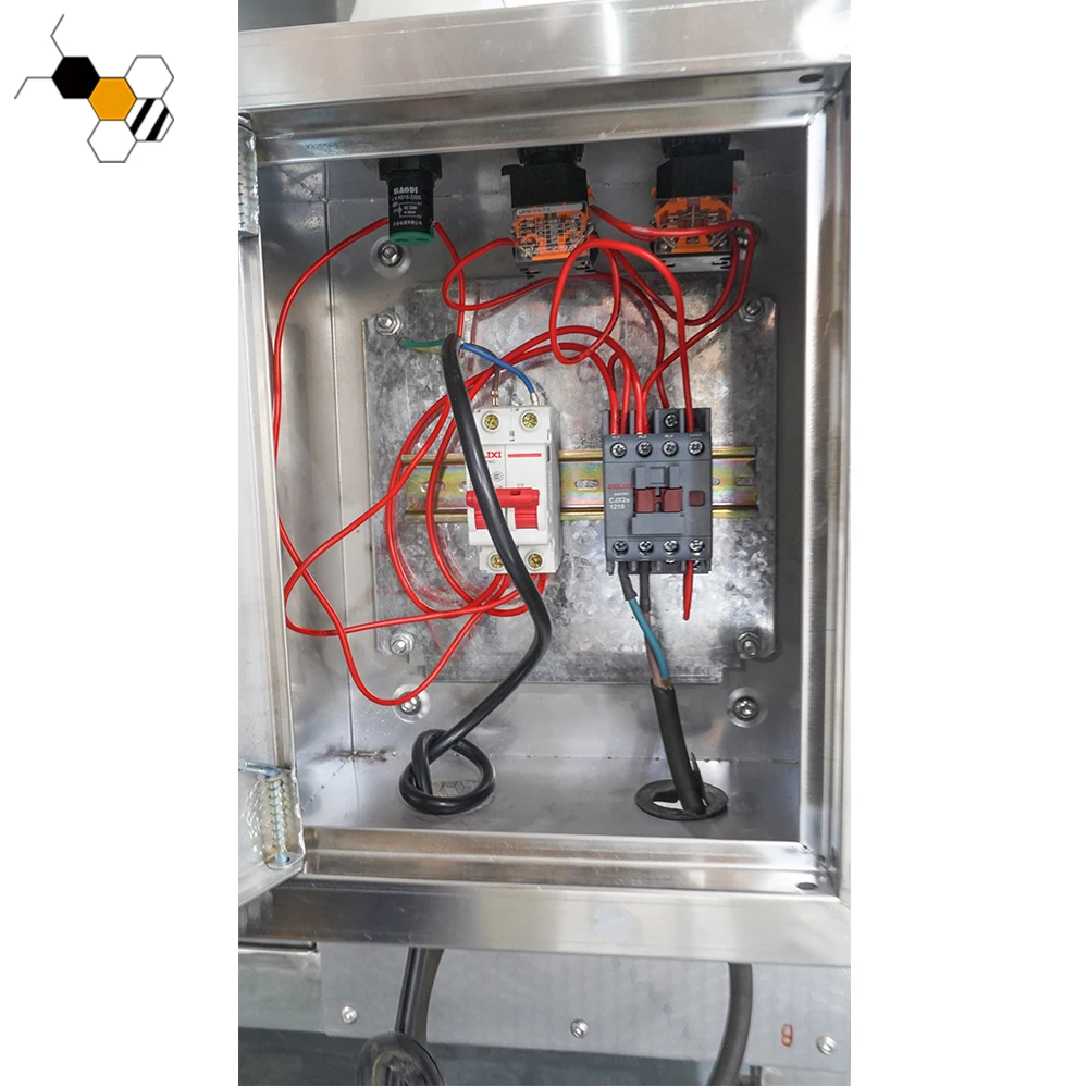 Macchina automatica dell'estrusore per tappatura del separatore di miele per miele e cera d'api