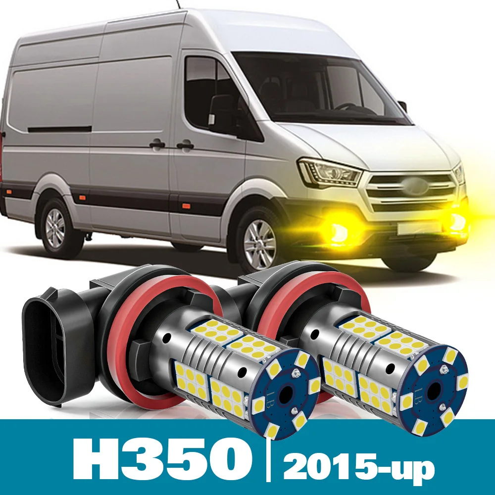 

2pcs LED Front Fog Light For Hyundai H350 Accessories 2015 2016 2017