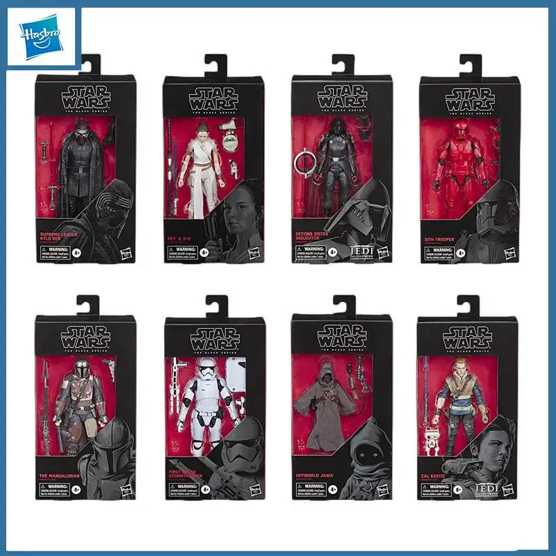 

Hasbro Genuine Star Wars The Mandalorian 6 Inches Stormtrooper Darth Vader Obi-Wan Action Figure Toys for Boys Girls Gift Model