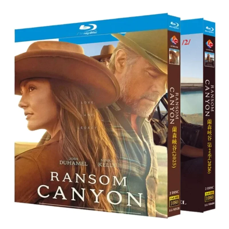 Blu-ray Ultra HD American Drama Ransom Canyon Seasons 1-2 BD Disc CD Box Chinese and English Subtitles