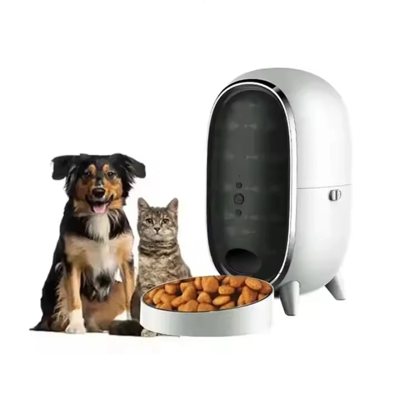 

2025 New Smart WiFi Pet Feeder with Video & Voice Recording, Remote Scientific Feeding, Automatic Food Dispenser for Dogs Cats