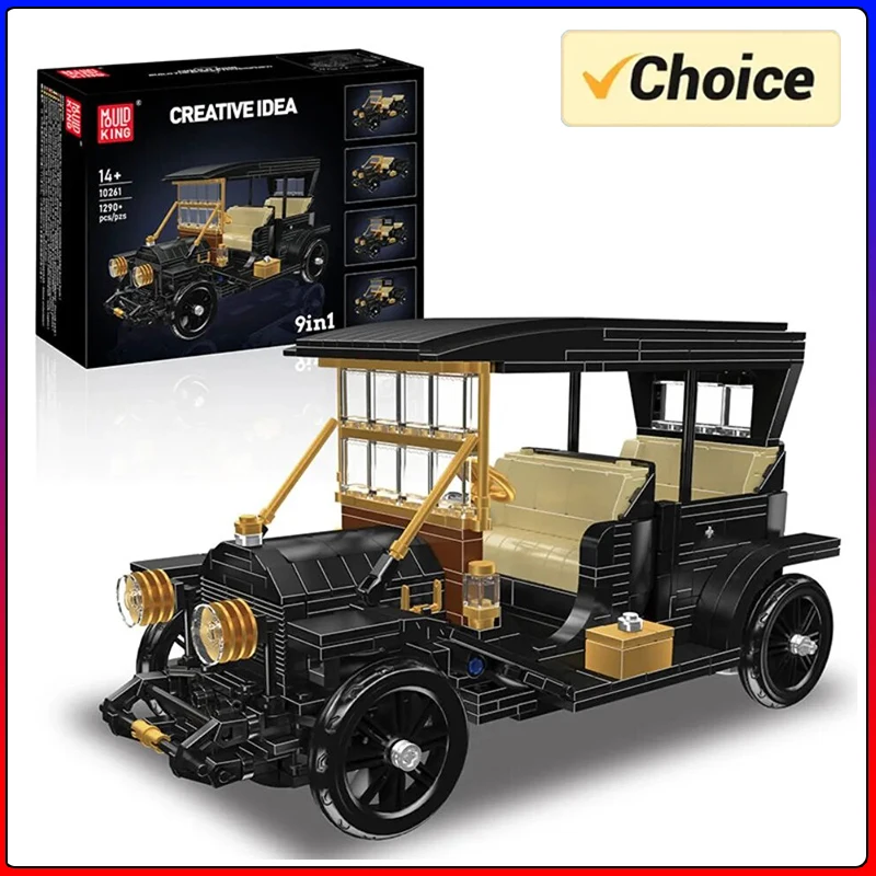 mould-king-10261-technical-car-toys-the-1910-model-30-vintage-car-building-block-assembly-oldtime-car-brick-kids-christmas-gift
