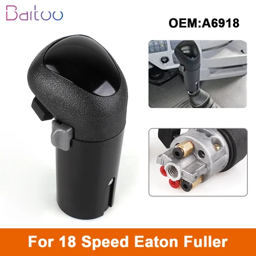 Perilla de palanca de cambios de 18 velocidades con Selector de rango palanca de cambios A6918 para camión de transmisiones Eaton Fuller TS006