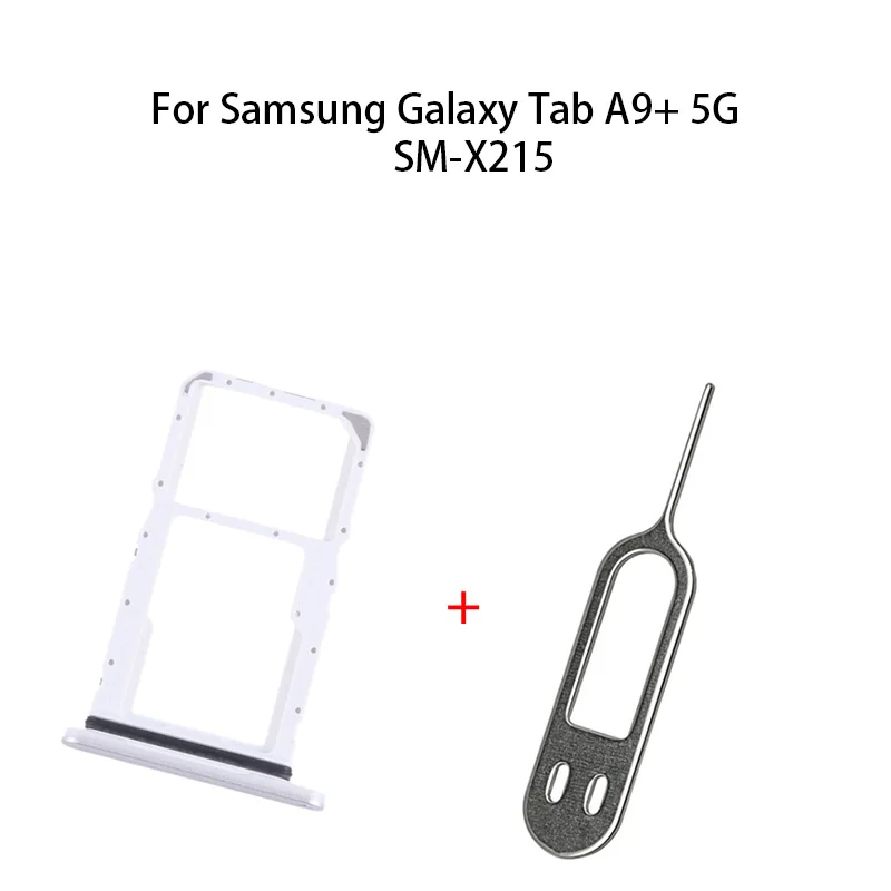 SIM Card Tray + Micro SD Card Tray For Samsung Galaxy Tab A9+ 5G SM-X215